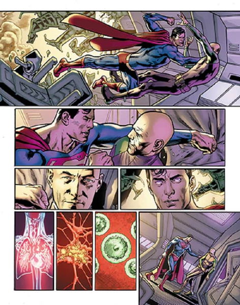 Parte de la vista previa del próximo cómic Superman: The Last Days of Lex Luthor