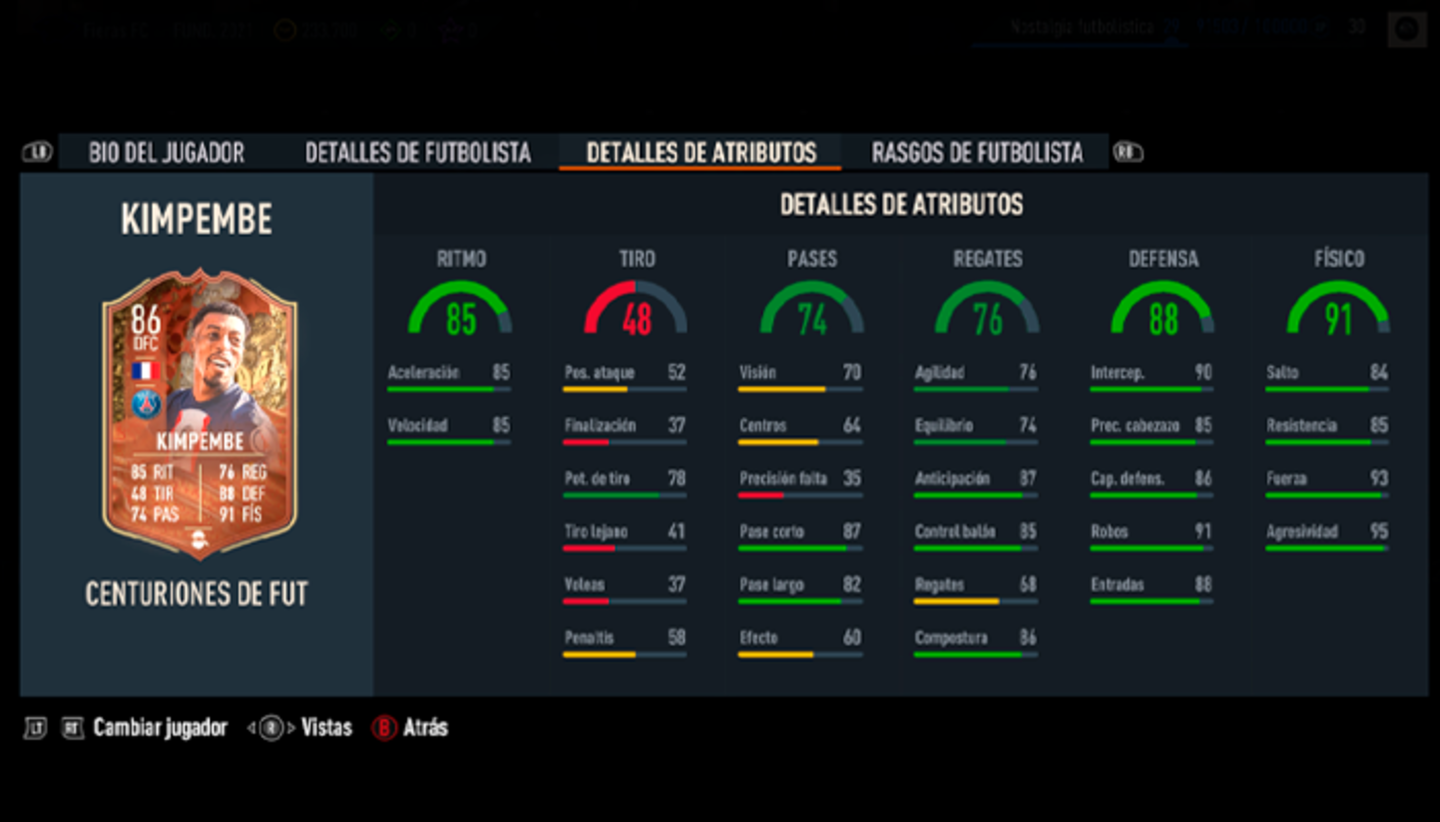 Este es el mejor equipo por 2.500.000 de monedas en FIFA 23 Ultimate Team