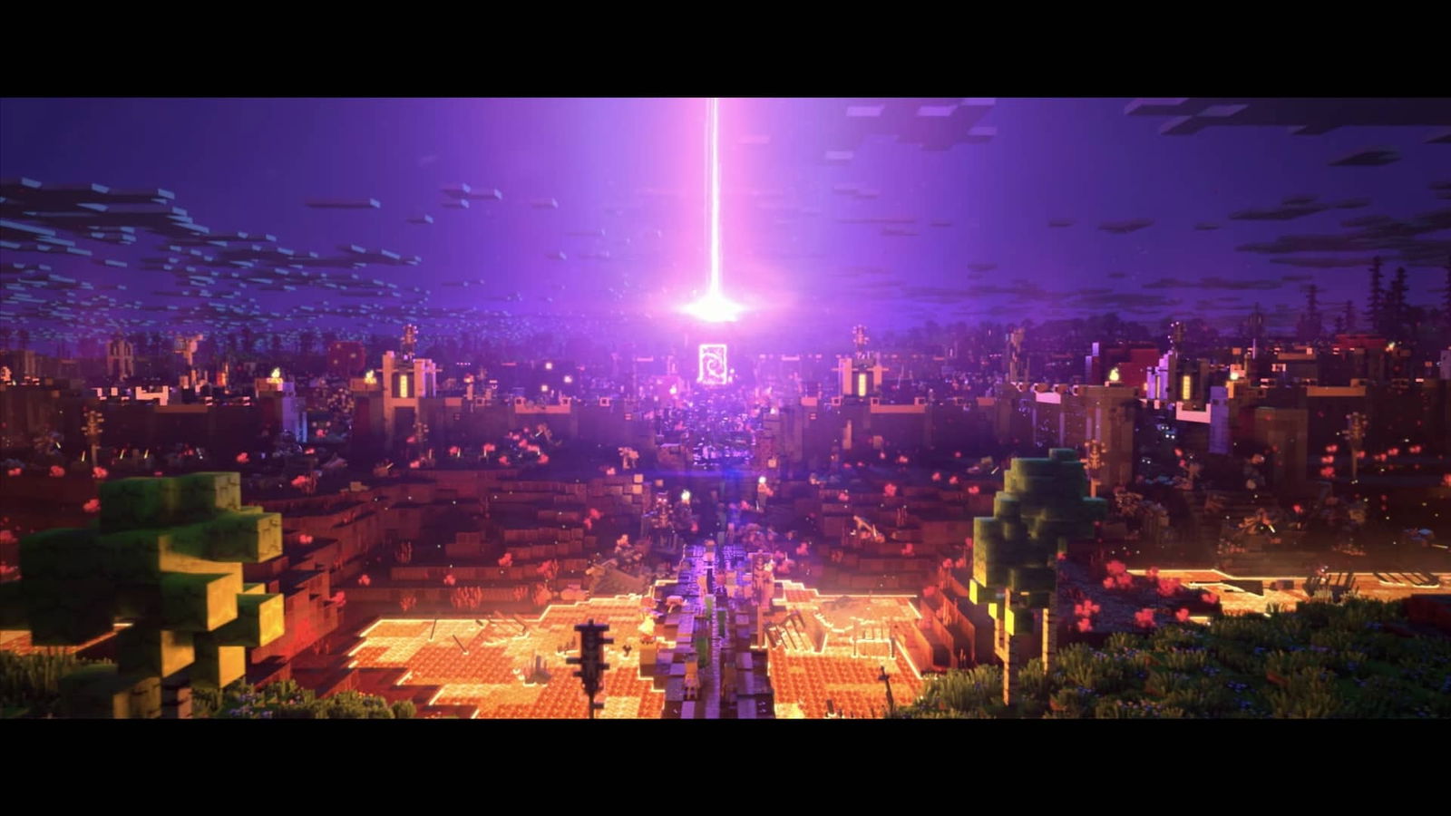 Minecraft Legends escena cinemática
