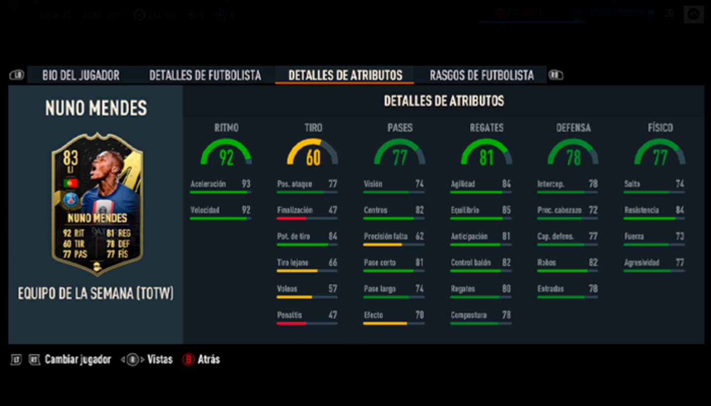 Este es el mejor equipo por 2.500.000 de monedas en FIFA 23 Ultimate Team