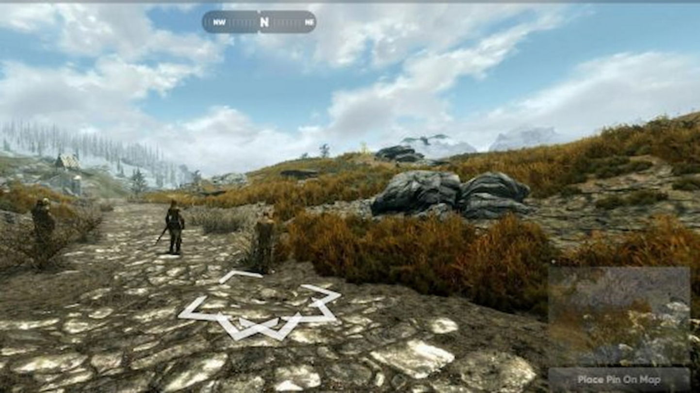 Geoguessr versión Skyrim