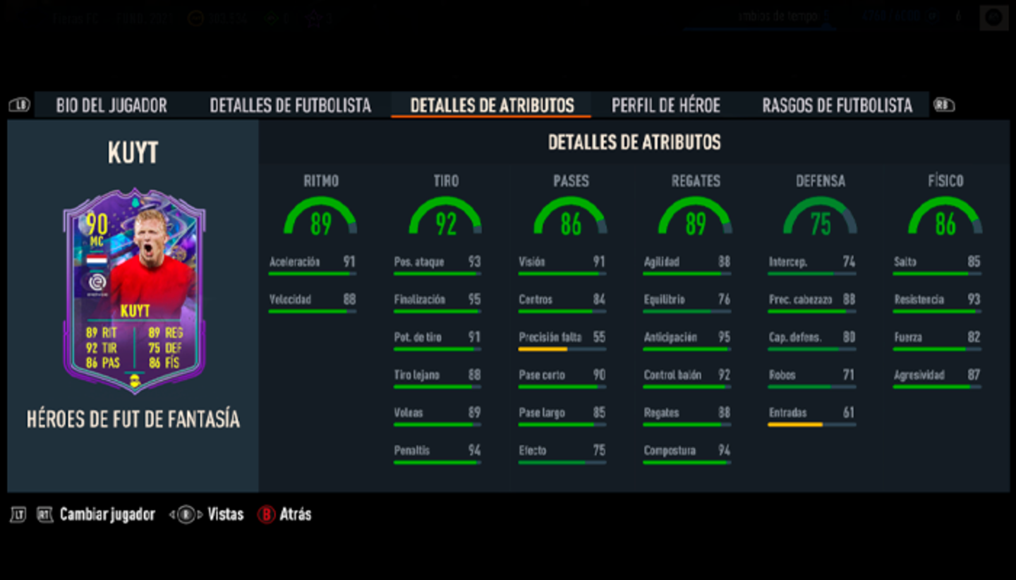 Los últimos FUT Fantasy que pueden subir de media