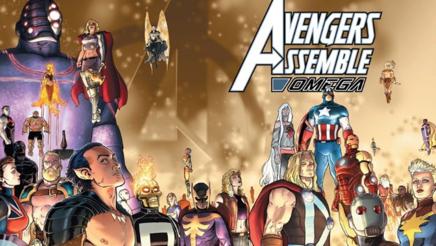 Portada del volumen #1 del cómic Avengers Assemble: Omega