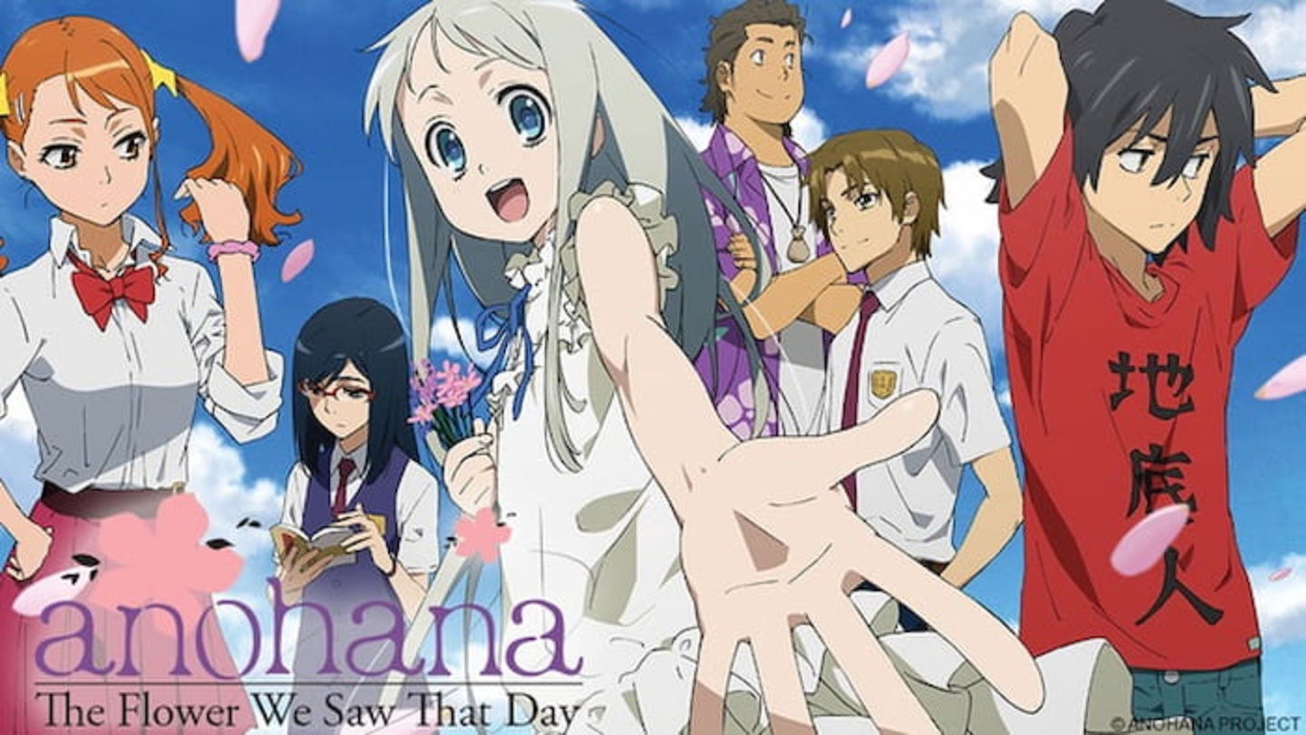 AnoHana es uno de esos anime que debes ver, pues no solo toca temas bonitos, sino que también es capaz de romper tu corazón y hacerte llora