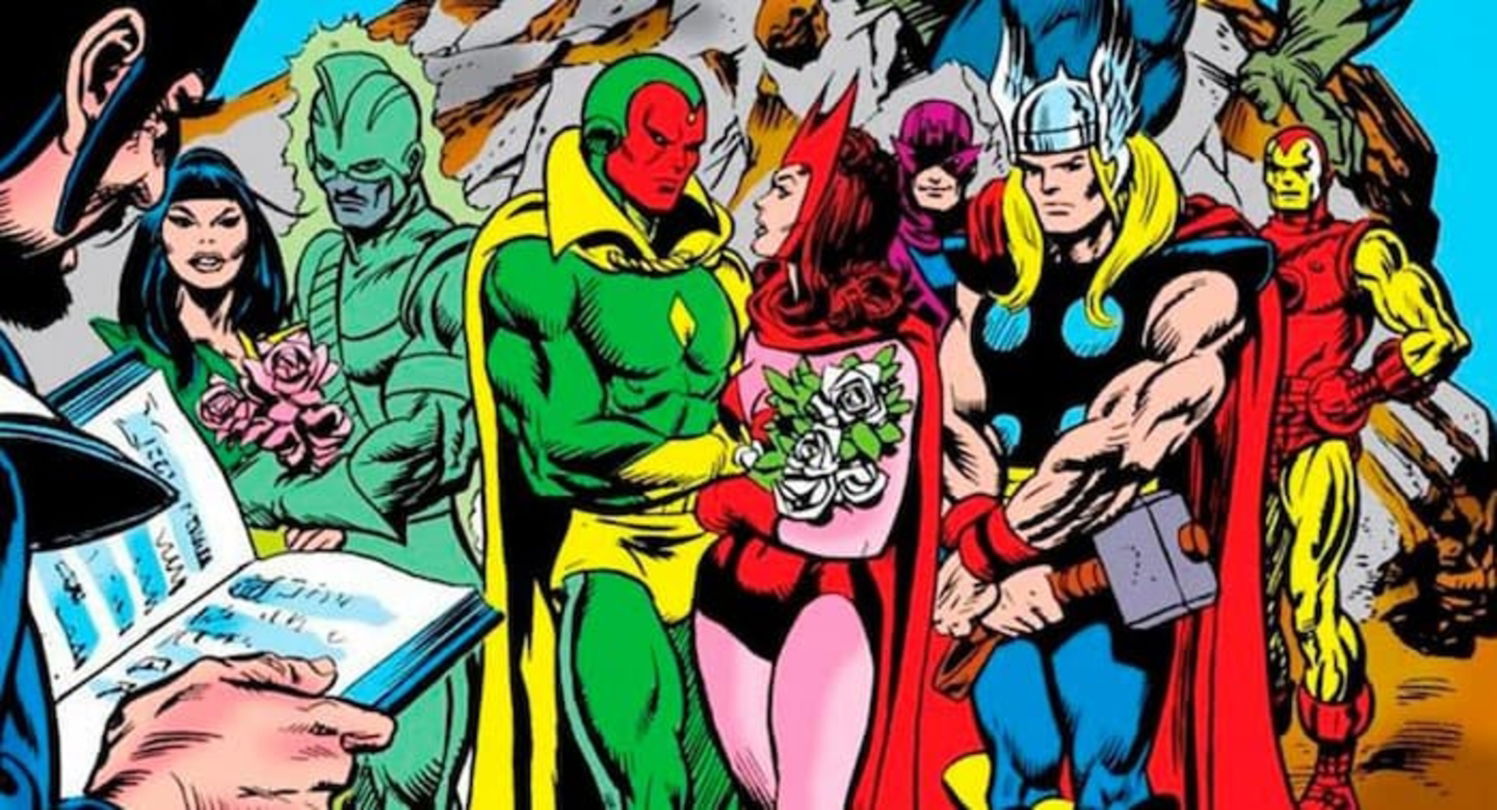 Bruja Escarlata y Vision son una de las parejas más singulares del Universo Marvel