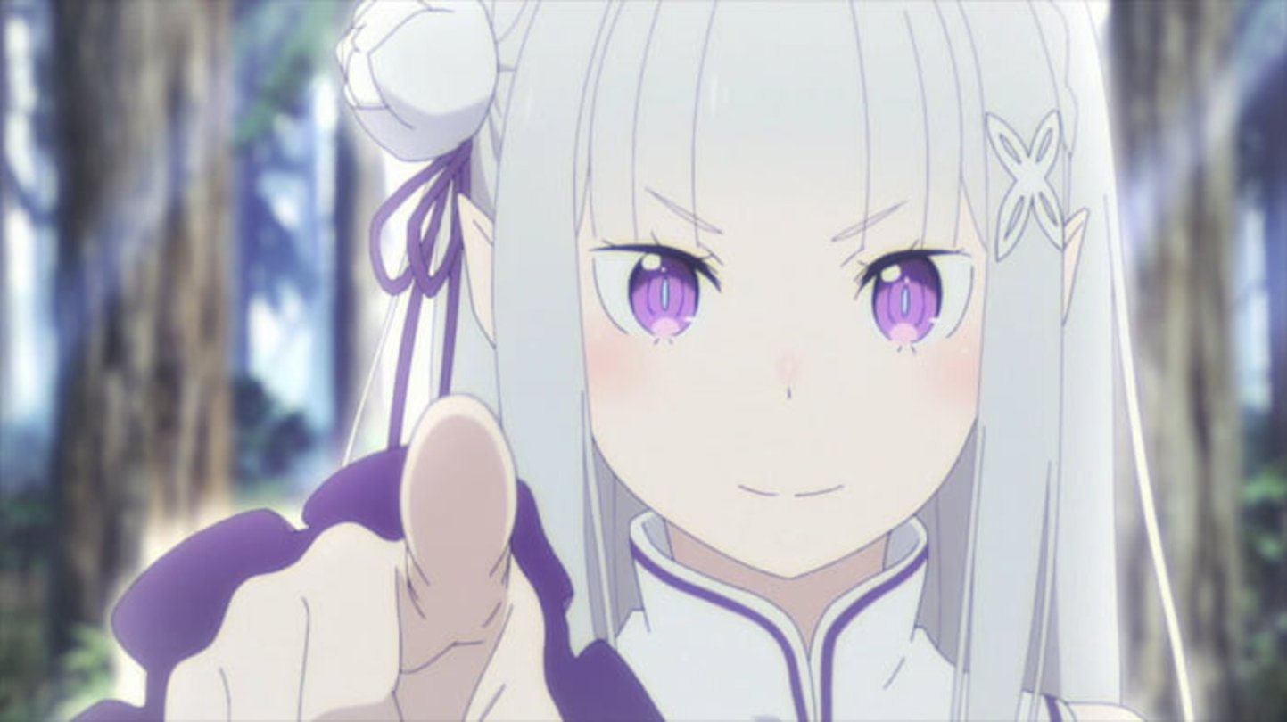 Emilia es uno de los personajes principales de Re Zero