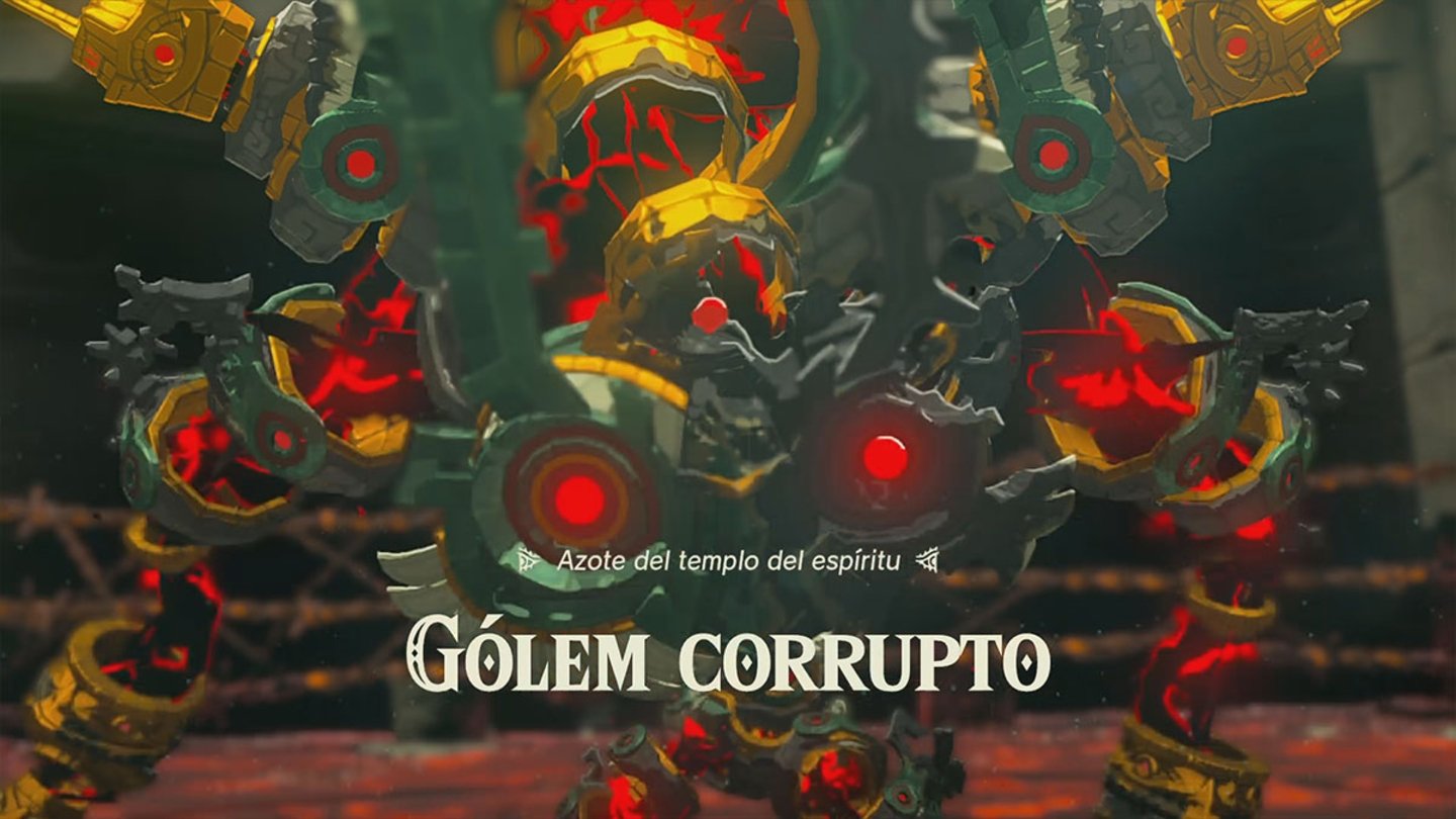 Gólem Corrupto en Zelda Tears of the Kingdom