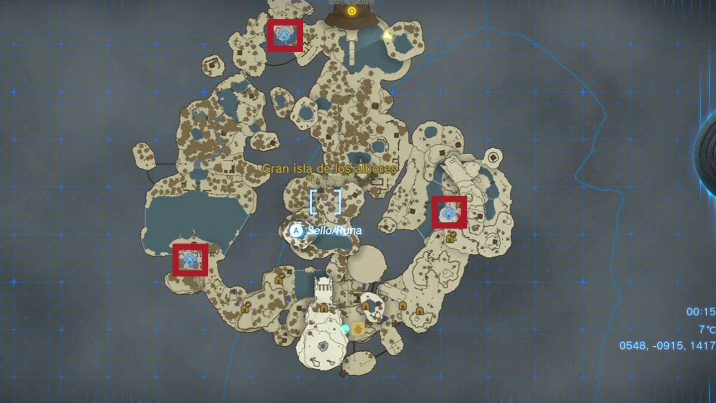 Guía Zelda Tears of the Kingdom santuarios isla de los albores