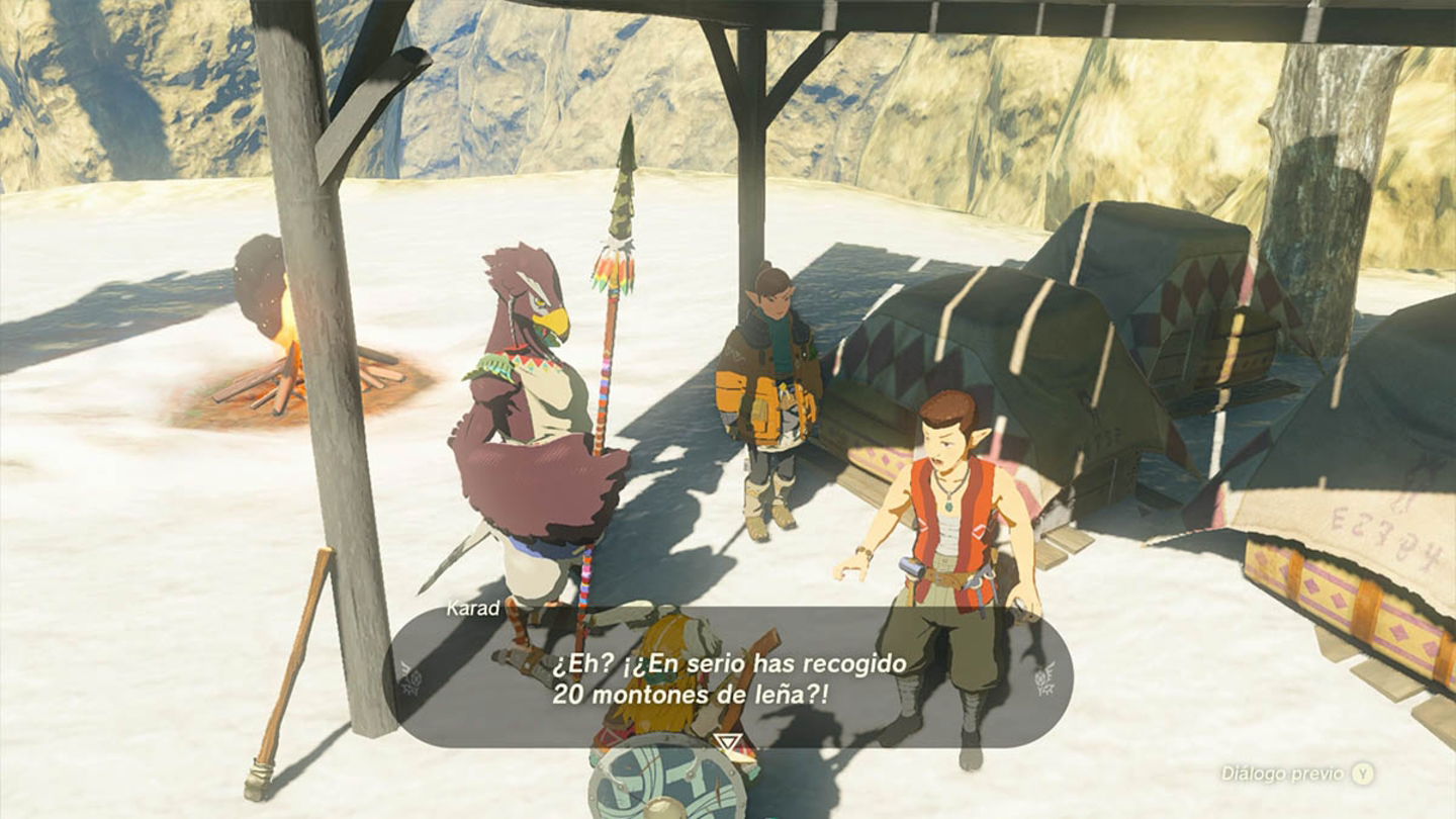 Karad el constructor del fuerte vigía de Zelda TOTK