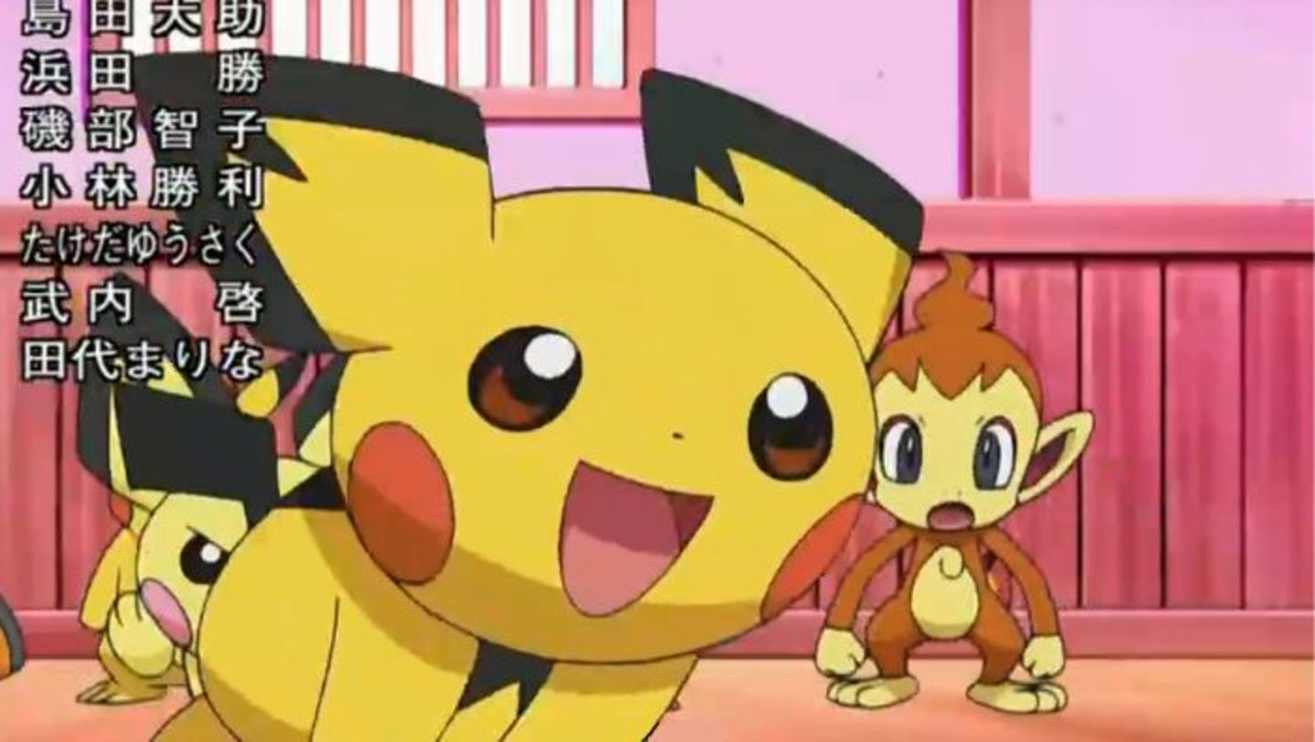 Pichu color Pikachu