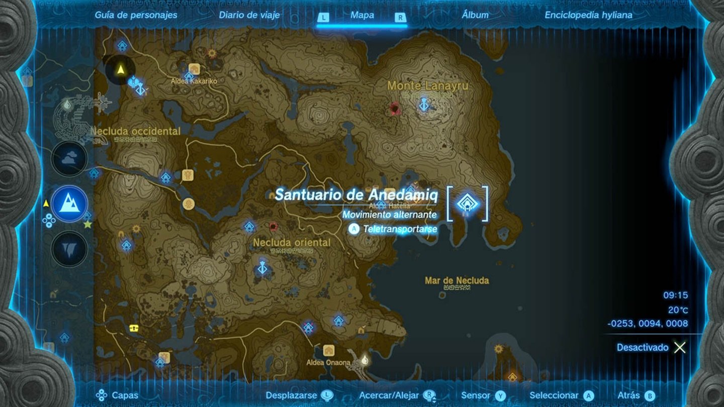 Santuario de Anedamiq Zelda Tears of the Kingdom