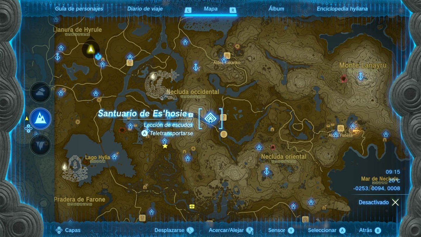 Santuario de Es'hosie Zelda Tears of the Kingdom
