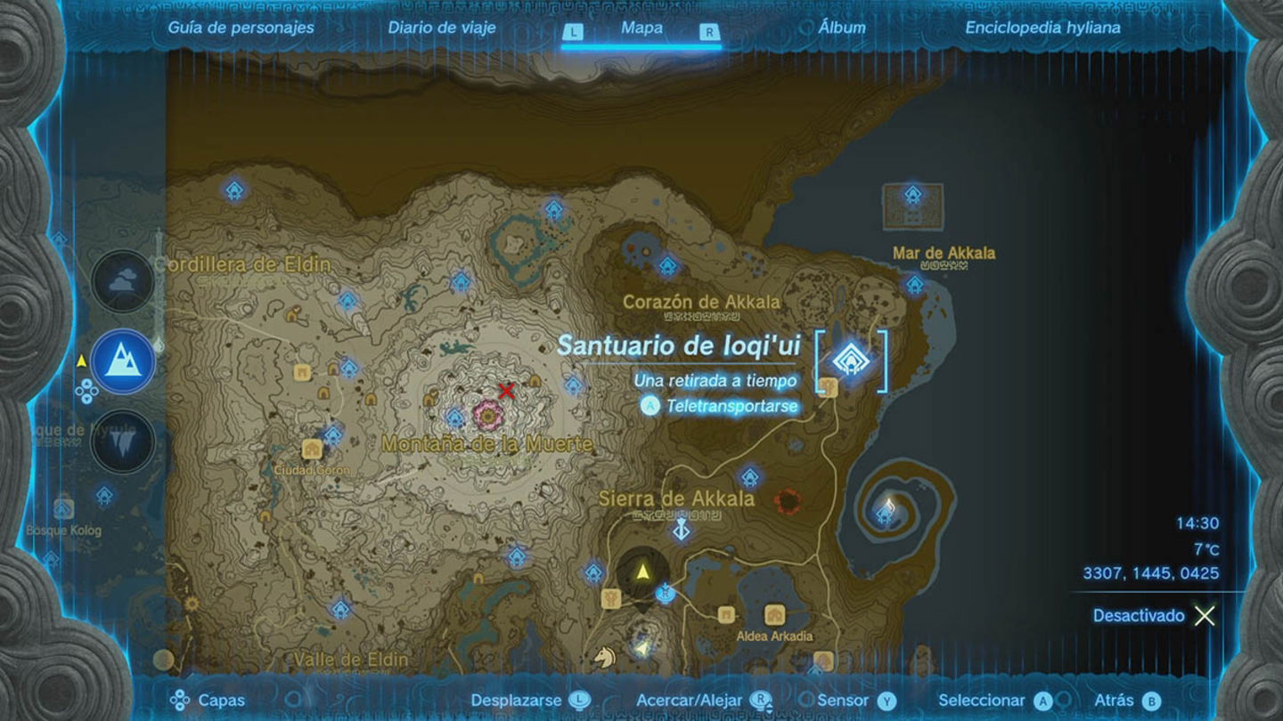 Santuario de Ioqi'ui en Zelda Tears of the Kingdom