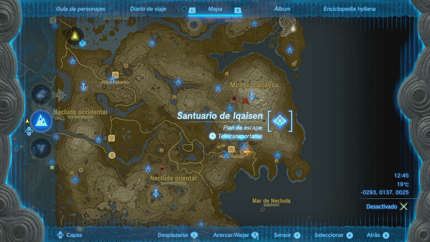 Santuario de Iqaisen en Zelda Tears of the Kingdom