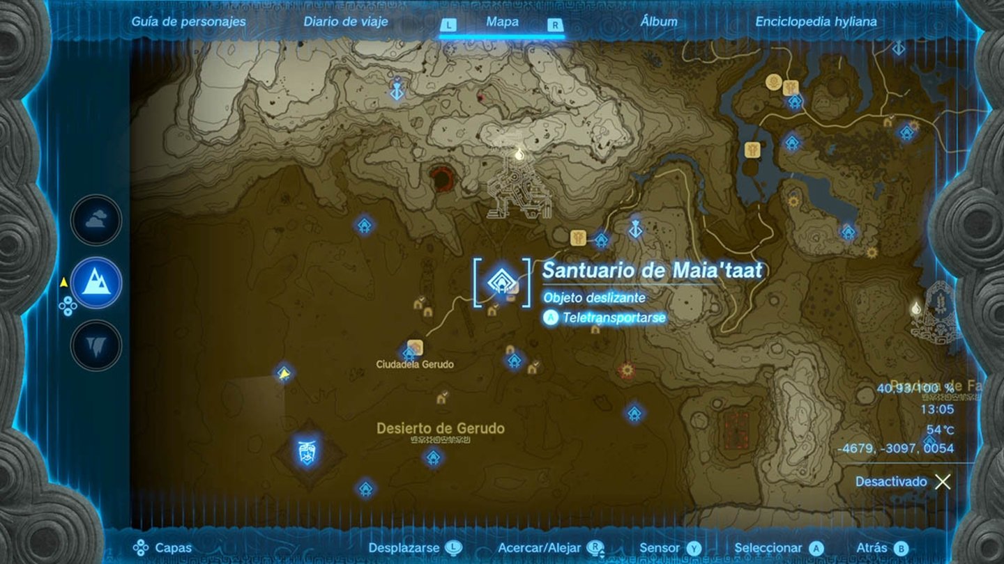 Santuario de Maia'taat en Zelda Tears of the Kingdom