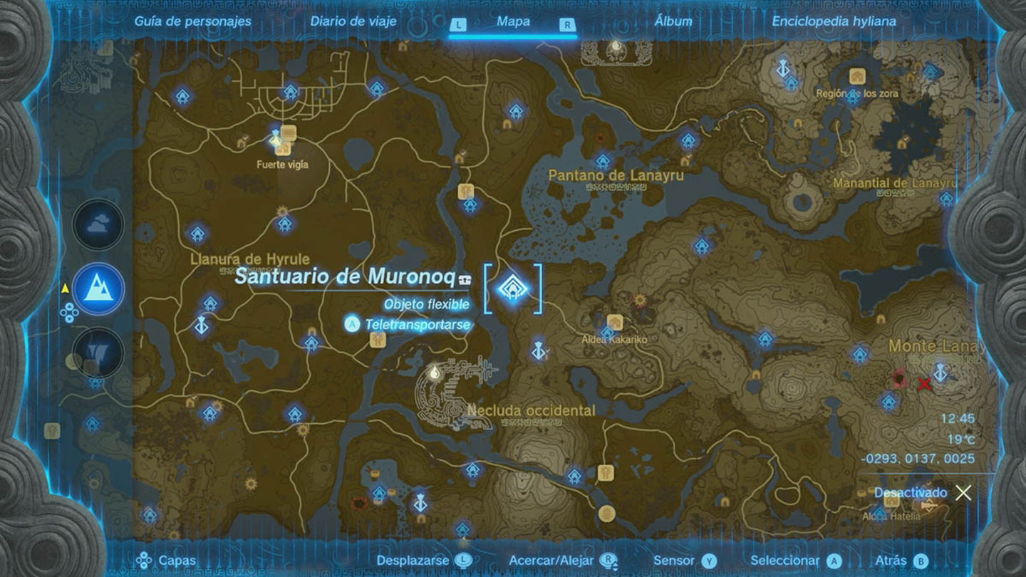 Santuario de Muronoq en Zelda Tears of the Kingdom