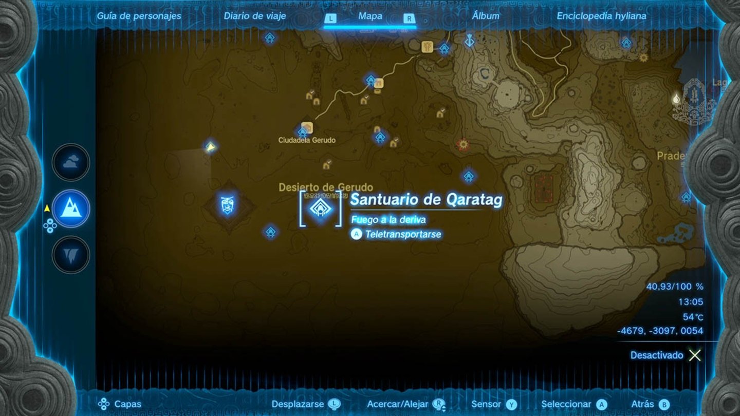 Santuario de Qaratag en Zelda Tears of the Kingdom