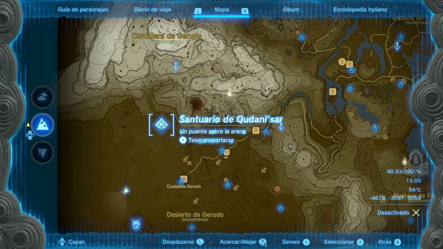 Santuario de Qudani'sar en Zelda Tears of the Kingdom