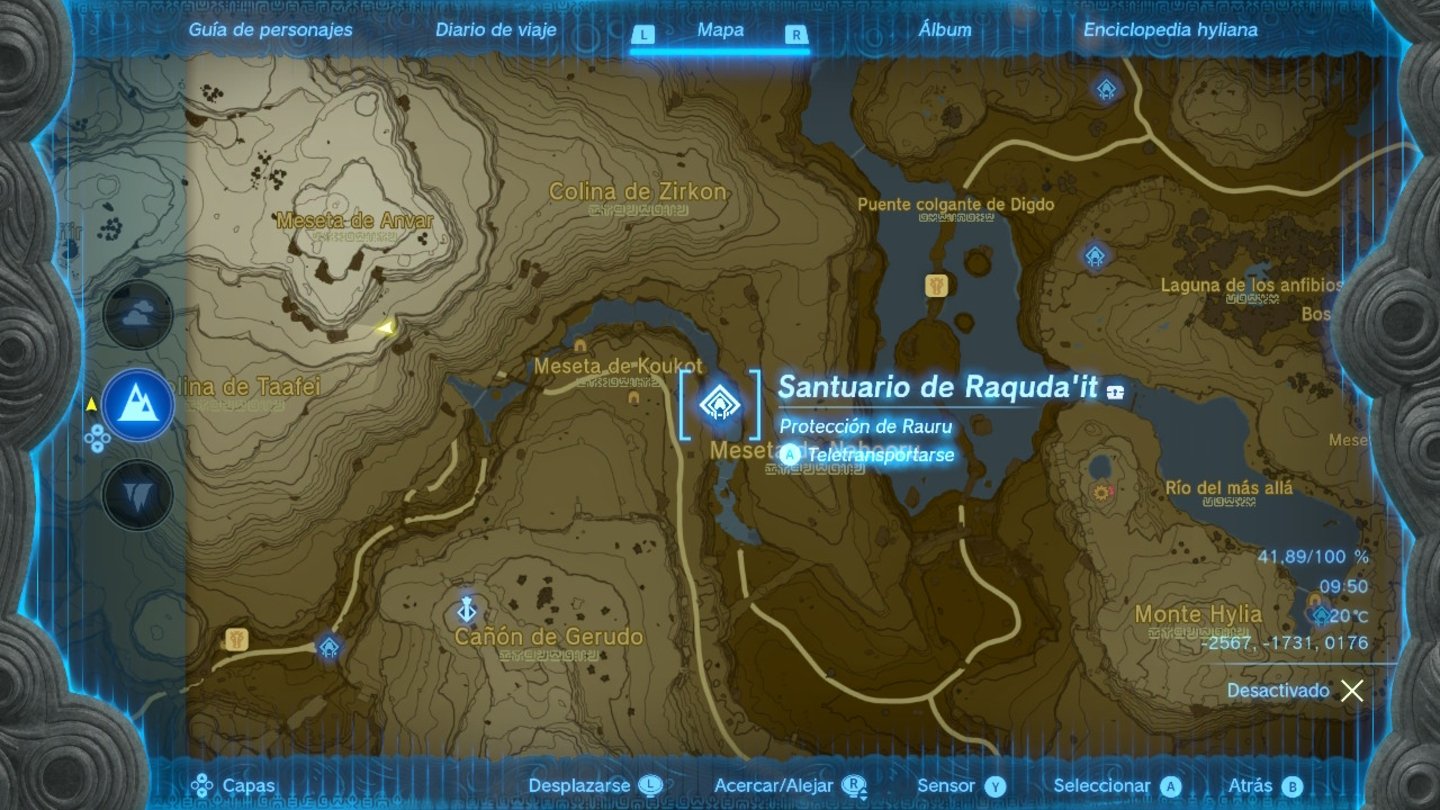 Santuario de Raquda'it en Zelda TOTK