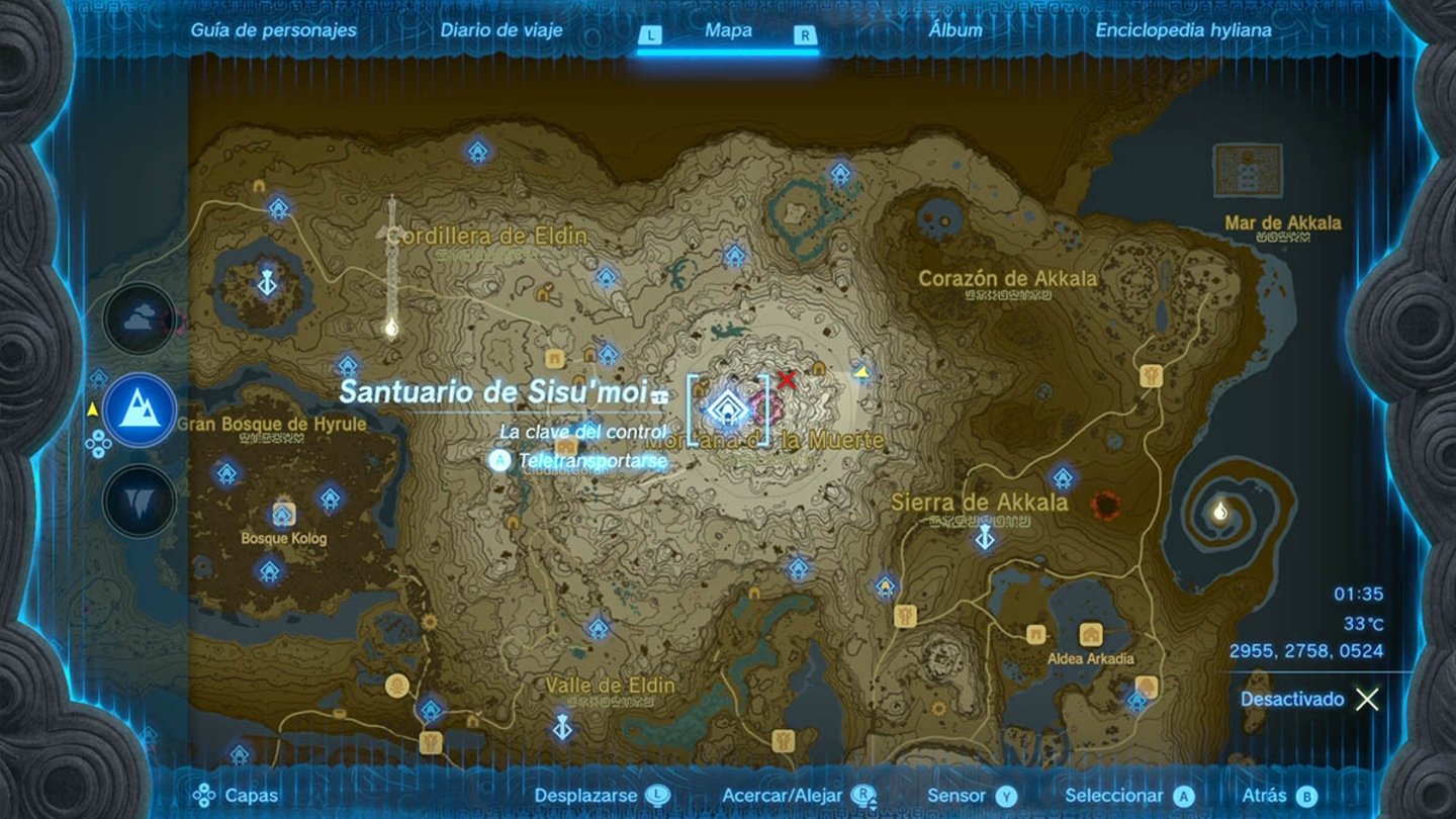 Santuario de Sisu'moi en Zelda Tears of the Kingdom