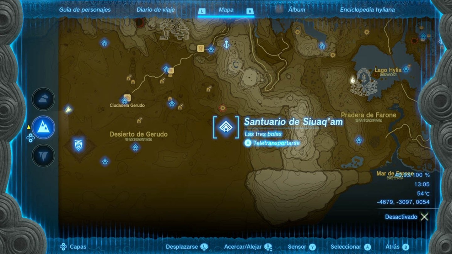 Santuario de Siuaq'am en Zelda Tears of the Kingdom