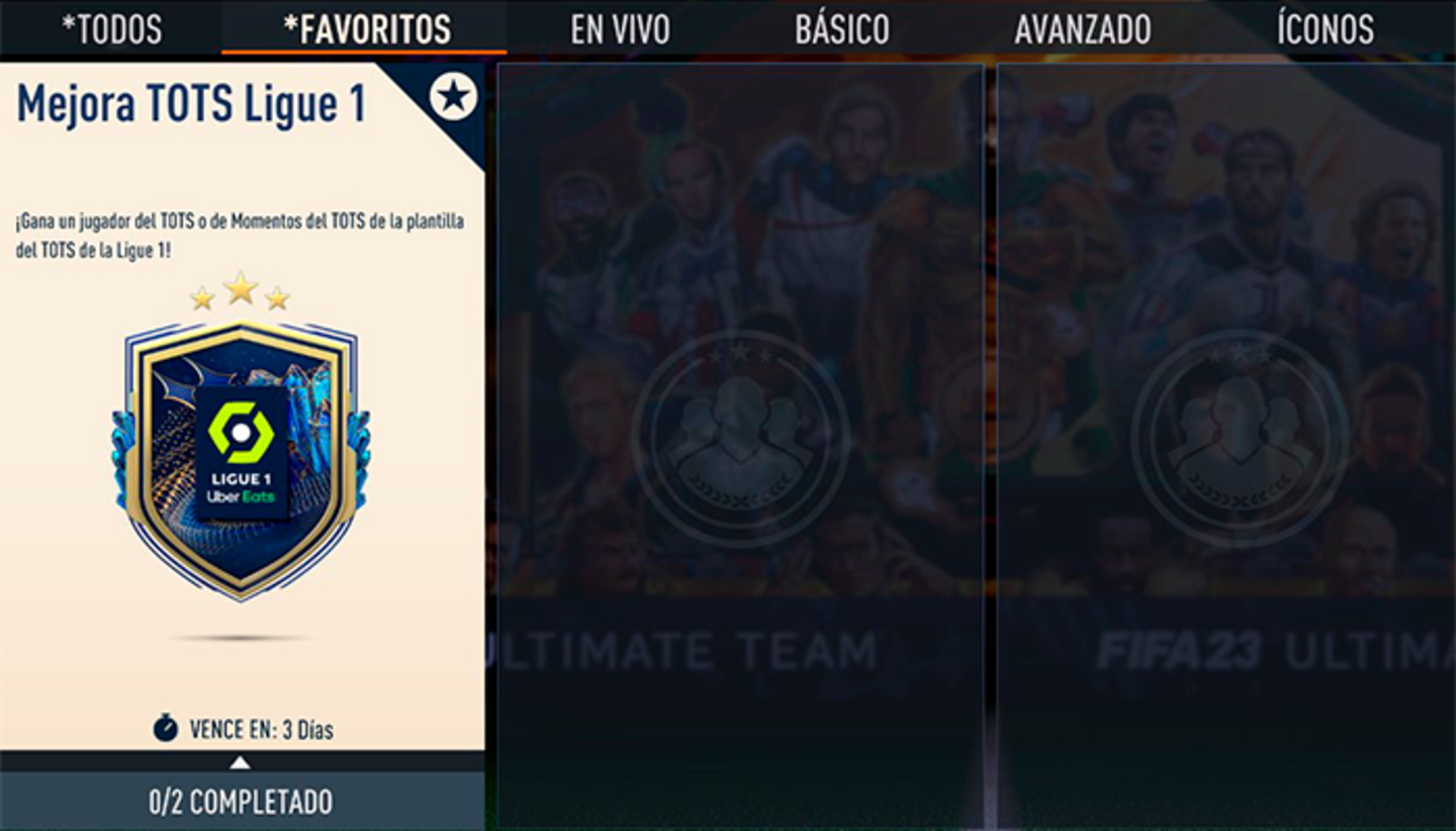 Ya disponible la mejora del TOTS de la Ligue 1