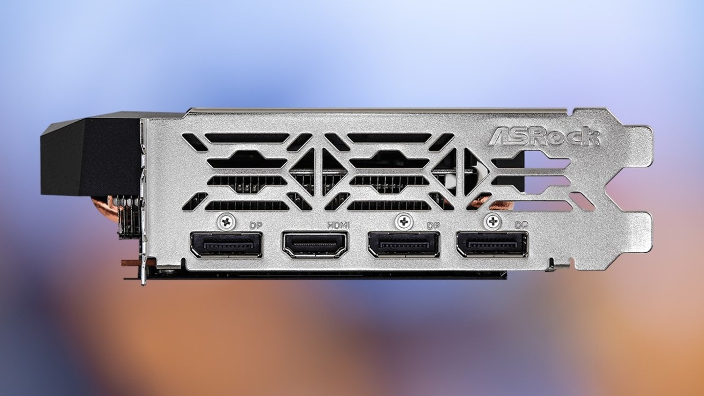 AsRock Challenger D AMD Radeon RX 6600 puertos
