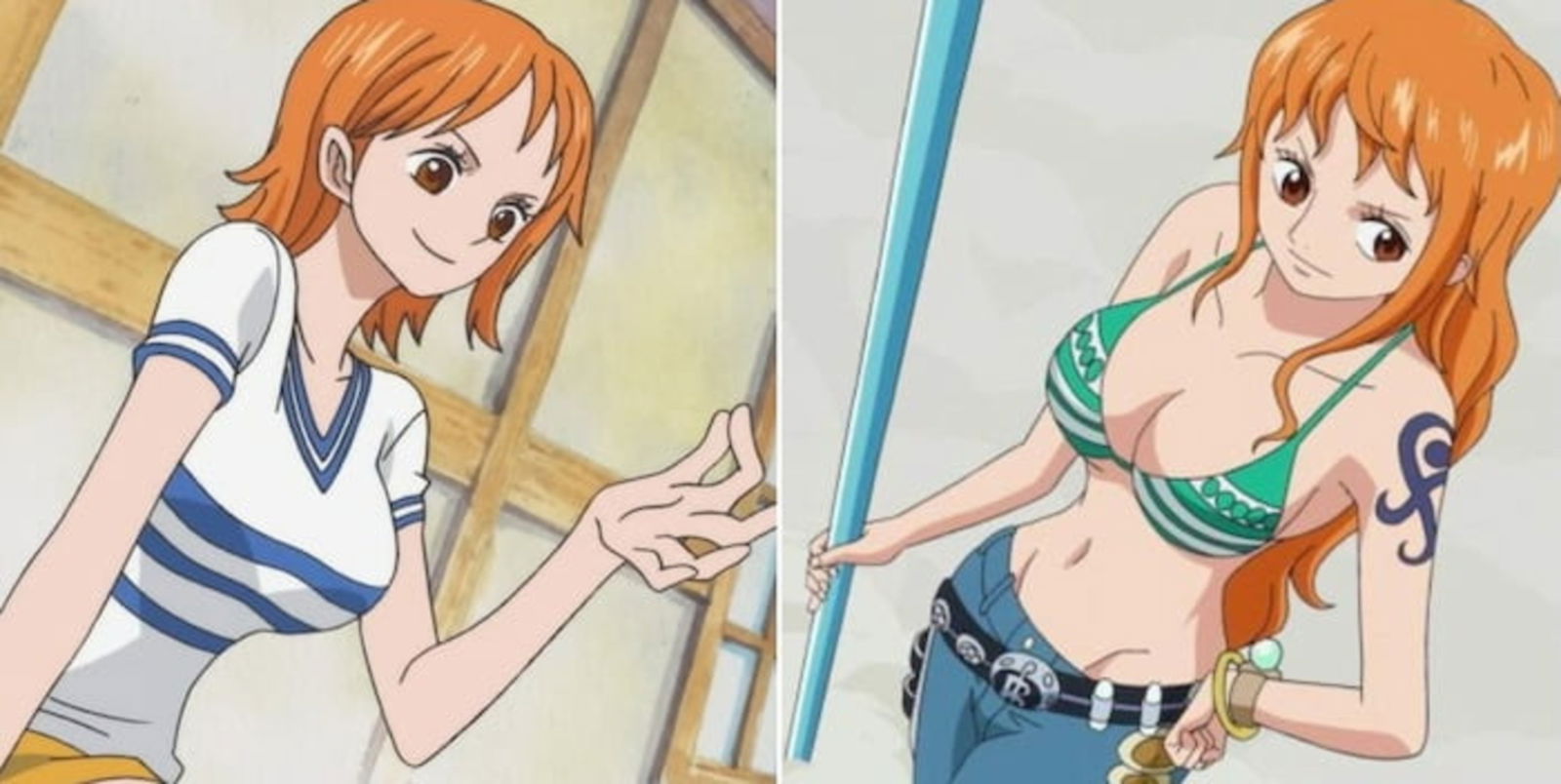 Este cosplay doble muestra la evolución que ha tenido Nami con el paso del tiempo