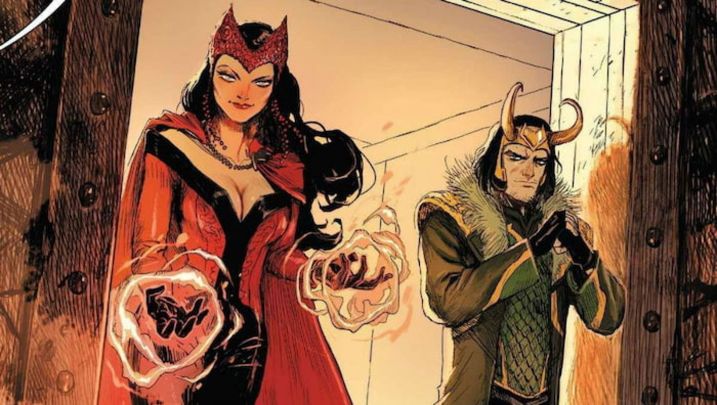 Loki y Bruja Escarlata no han tenido demasiadas interacciones relevantes en los cómics