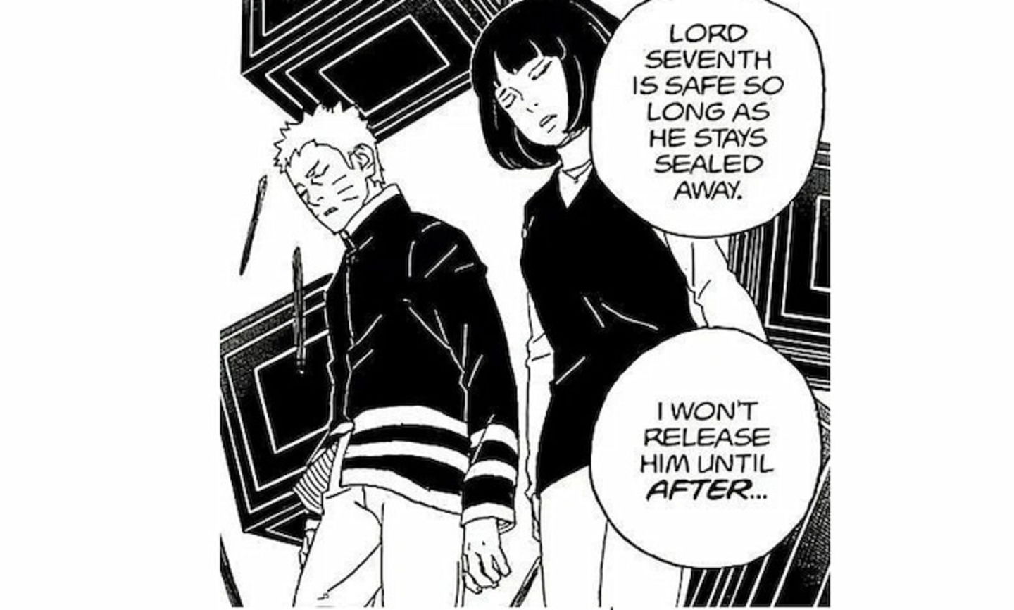 Naruto y Hinata han sido enviados a una dimensión donde no pasa el tiempo, por lo que puede entrenar sin parar