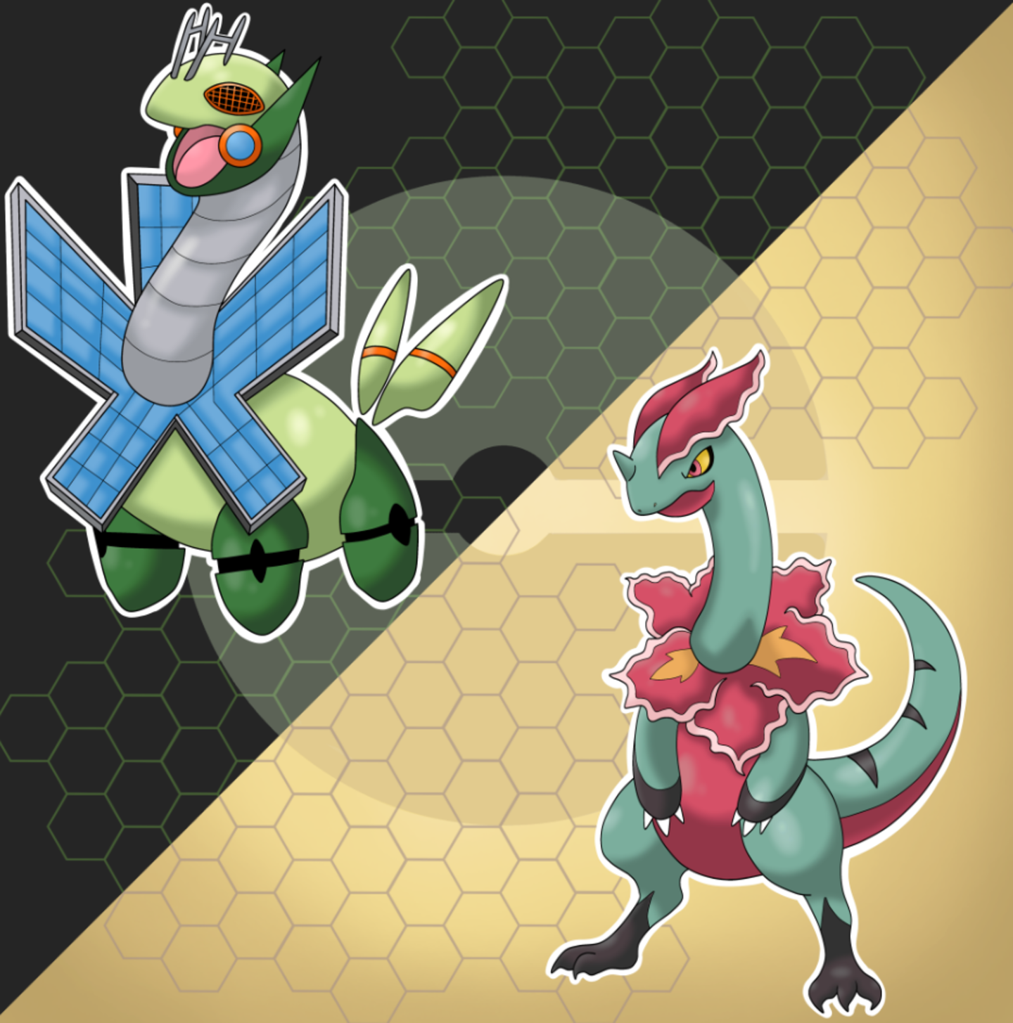 Un artista crea versiones paradojas para el Pokémon Meganium y son espectaculares