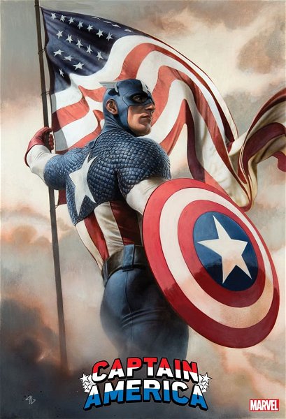 Portada variante del número #750 del cómic Captain America