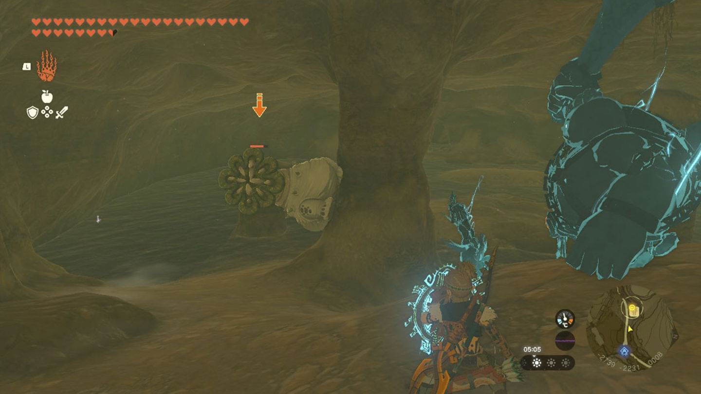 Pozo lleno de monstruos en Zelda Tears of the Kingdom