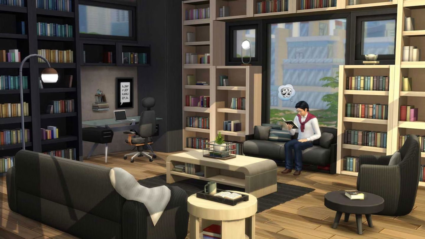 Rincón de Lectura Sims 4