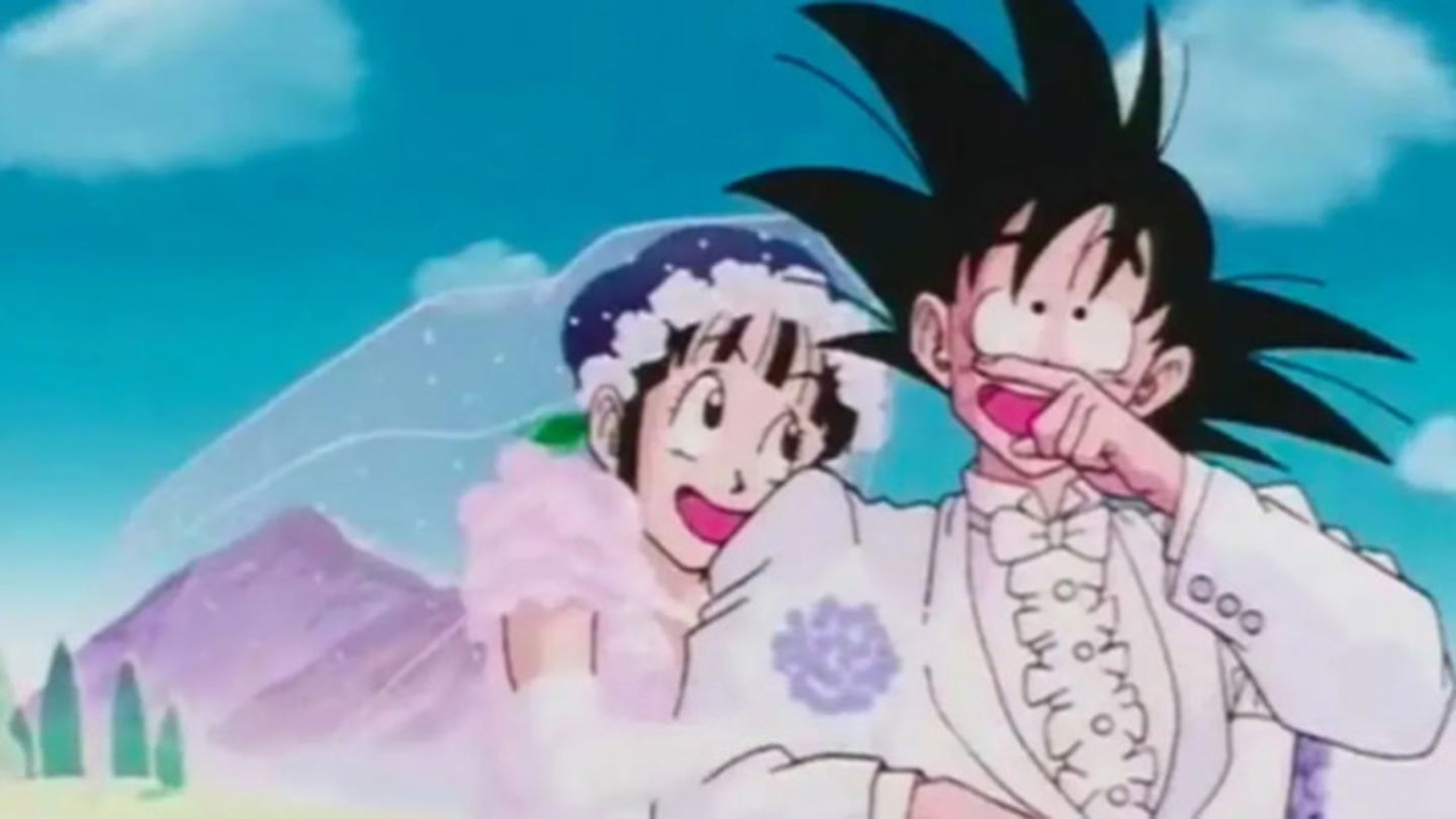 Este cosplay conjunto recrea a Chi-Chi y Goku durante su boda