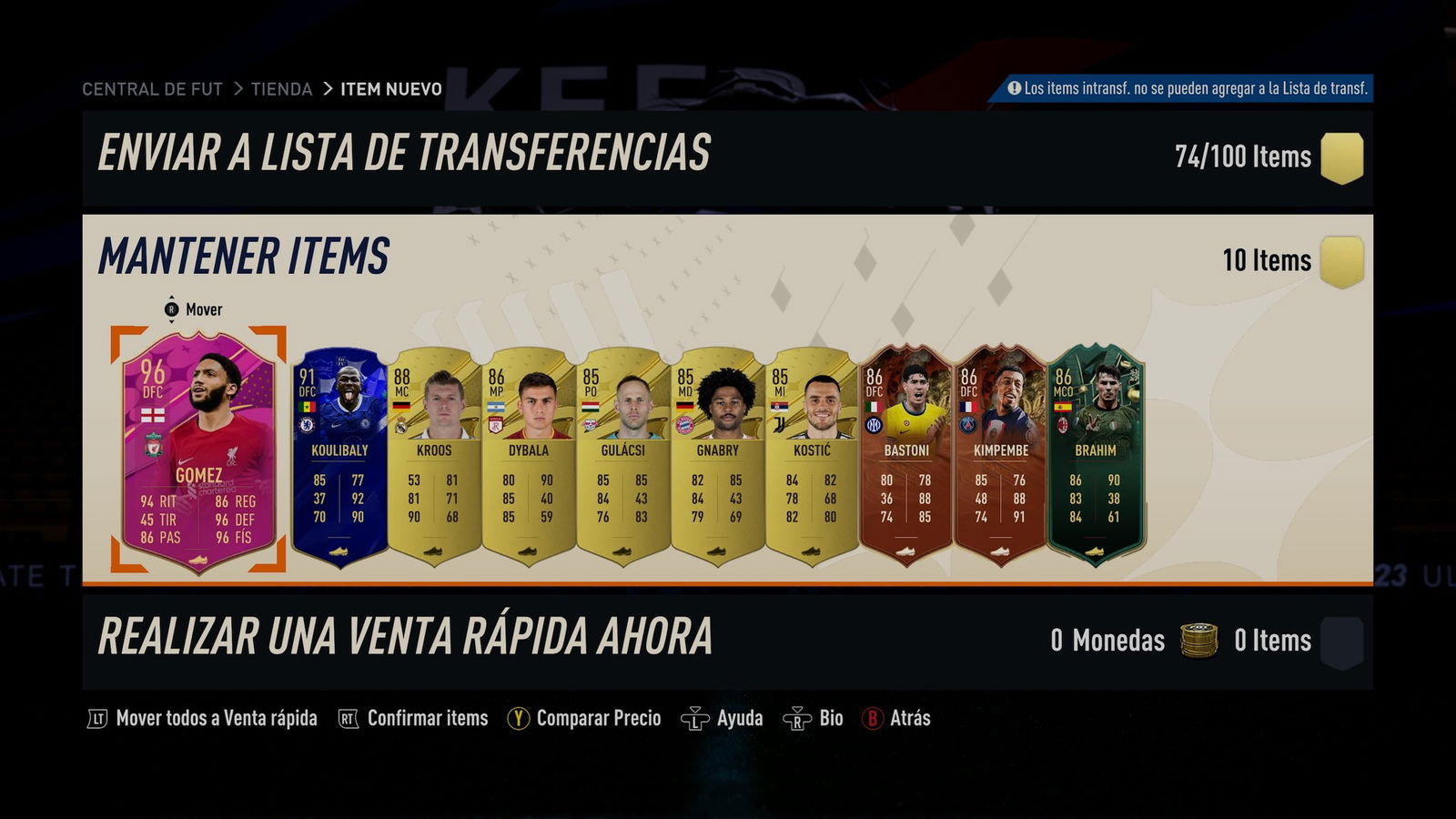 FIFA 23 Ultimate Team: ¿Merece la pena la nueva Mejora de 84+ x10?