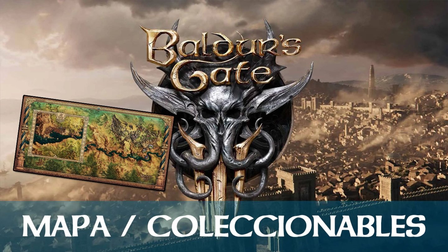 Mapa y coleccionables de Baldur's Gate 3