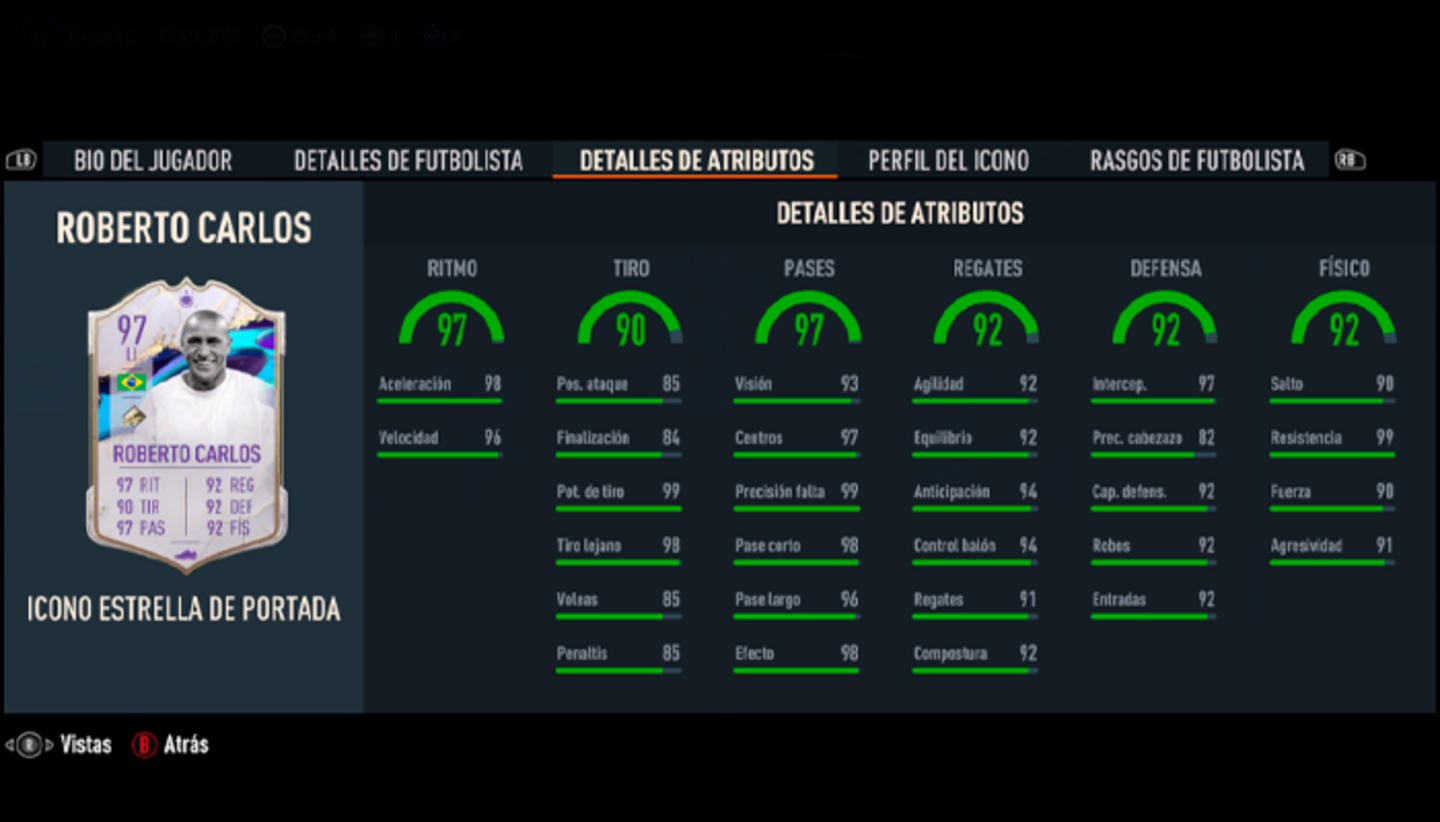FIFA 23 Ultimate Team: Roberto Carlos Icono Estrella de portada ¿El ...