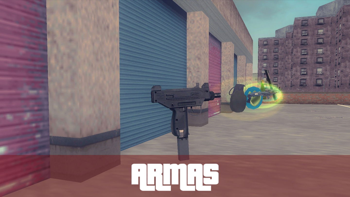 Todas las armas en GTA III