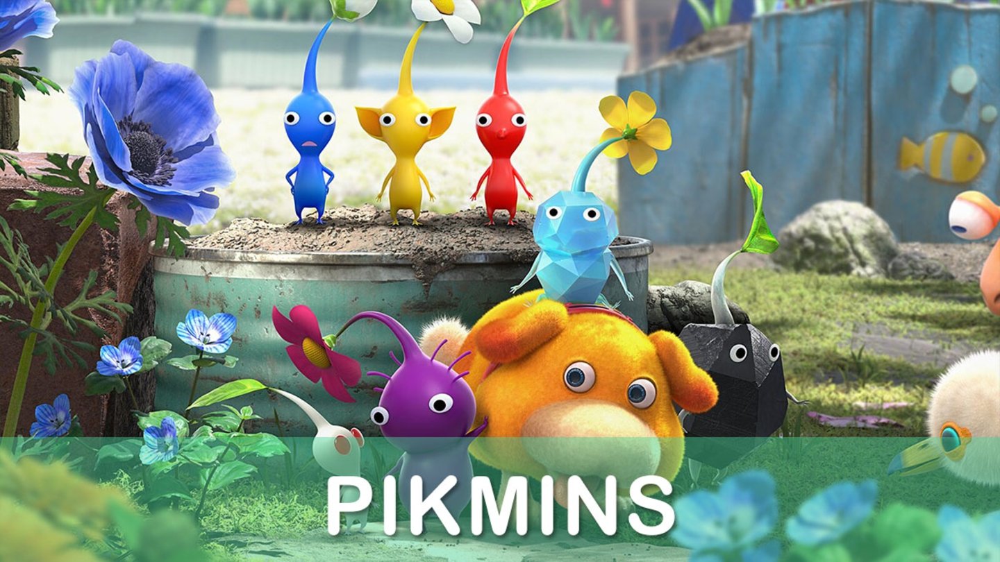Todos los tipos de pikmins en Pikmin 4