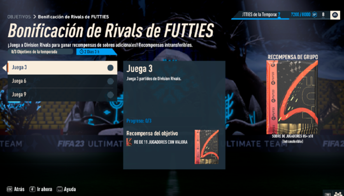 FIFA 23 Ultimate Team: este objetivo nos da muchas medias por jugar Division Rivals