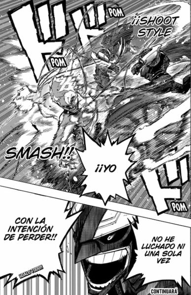 My Hero Academia 402: Primeras imágenes dejan ver que podría ser el último  gran ataque de All Might