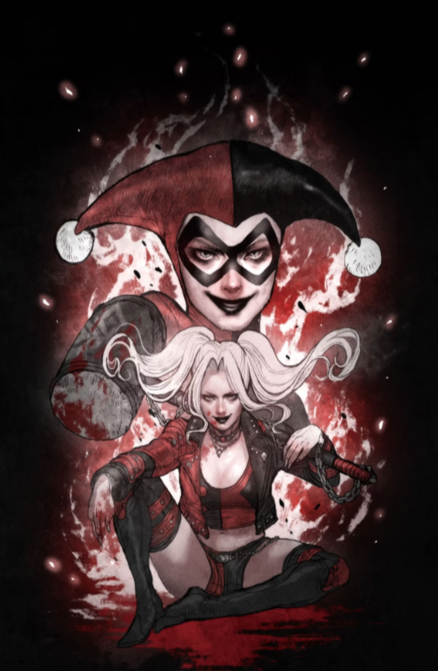 Harley Quinn: su traje moderno y clásico se unen gracias a este increíble arte