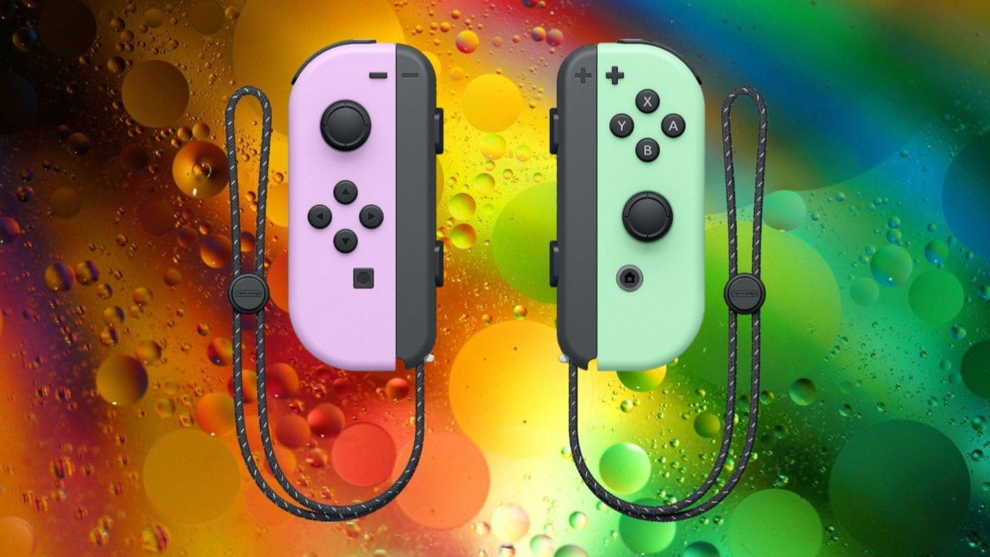Joy-Con verde y morado para Nintendo Switch