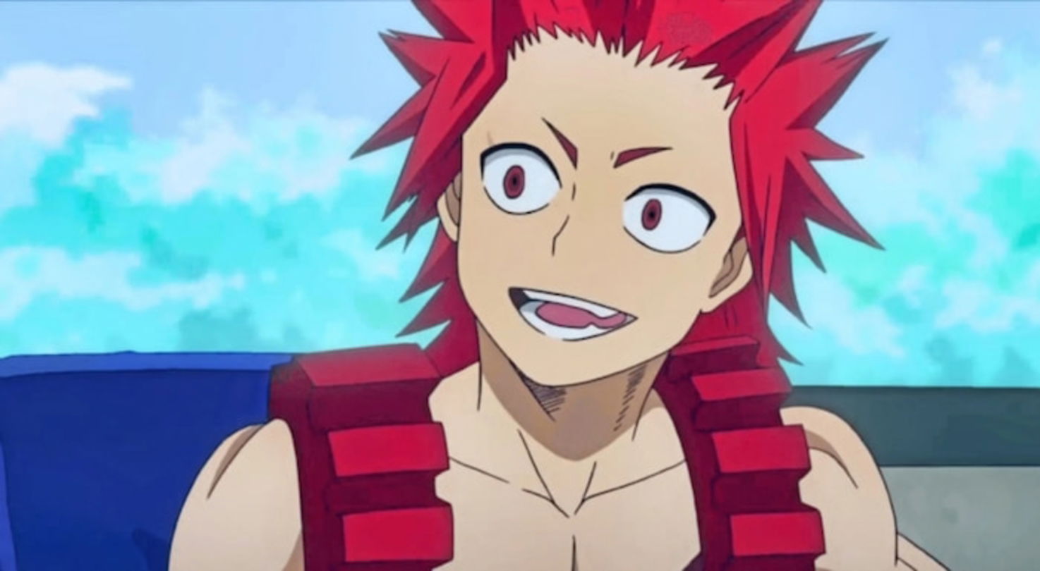 Kirishima es un joven alegre y que se preocupa por sus amigos