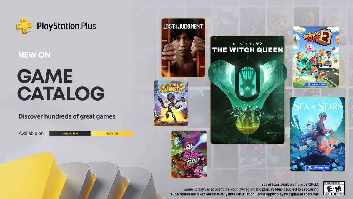 PlayStation Plus Extra y Premium confirma todos sus juegos de agosto de