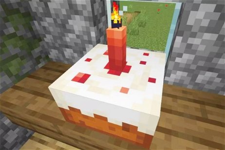Los muffin de Minecraft llegan al mundo real gracias a estar tarta de cumpleaños tan deliciosa