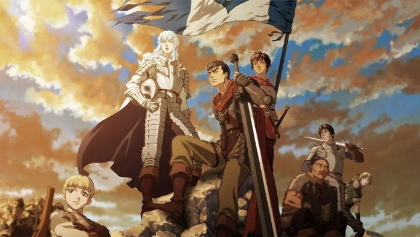 Berserk The Golden Age Arc es la adaptación episódica de la trilogía de la Edad de Oro