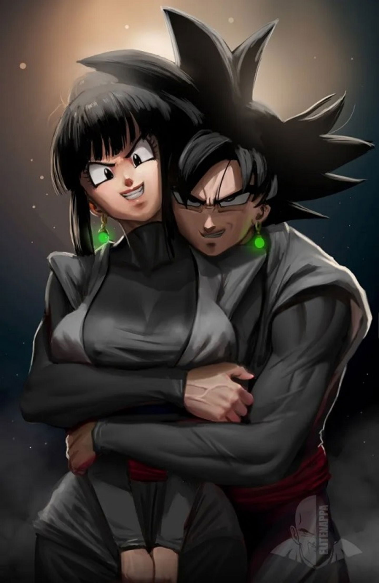 Dragon Ball Un Artista Imagina Las Versiones Malvadas De Goku Y Chi Chi En Un Excelente Fan Art 7569