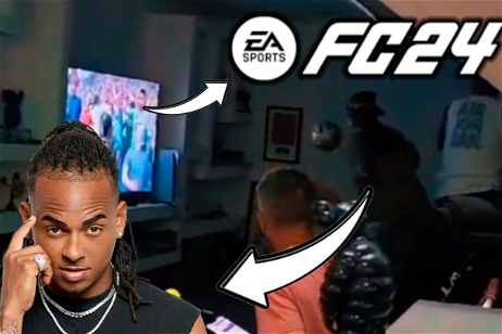 La brutal celebración del cantante de reggaetón Ozuna jugando a EA Sports FC 24: adiós a la televisión